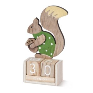 ξύλινο ημερολόγιο σκίουρος