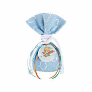 πουγκιά με τύπωμα συννεφάκι σιελ