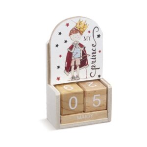 ξύλινο ημερολόγιο ο πρίγκιπάς μου