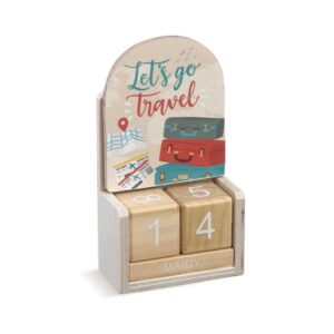 ξύλινο ημερολόγιο το ταξίδι