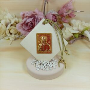 μπομπονιέρα βάπτισης με Εικόνα