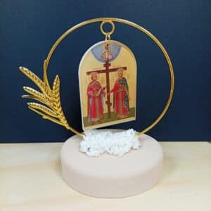 μπομπονιέρα βάπτισης με Εικόνα